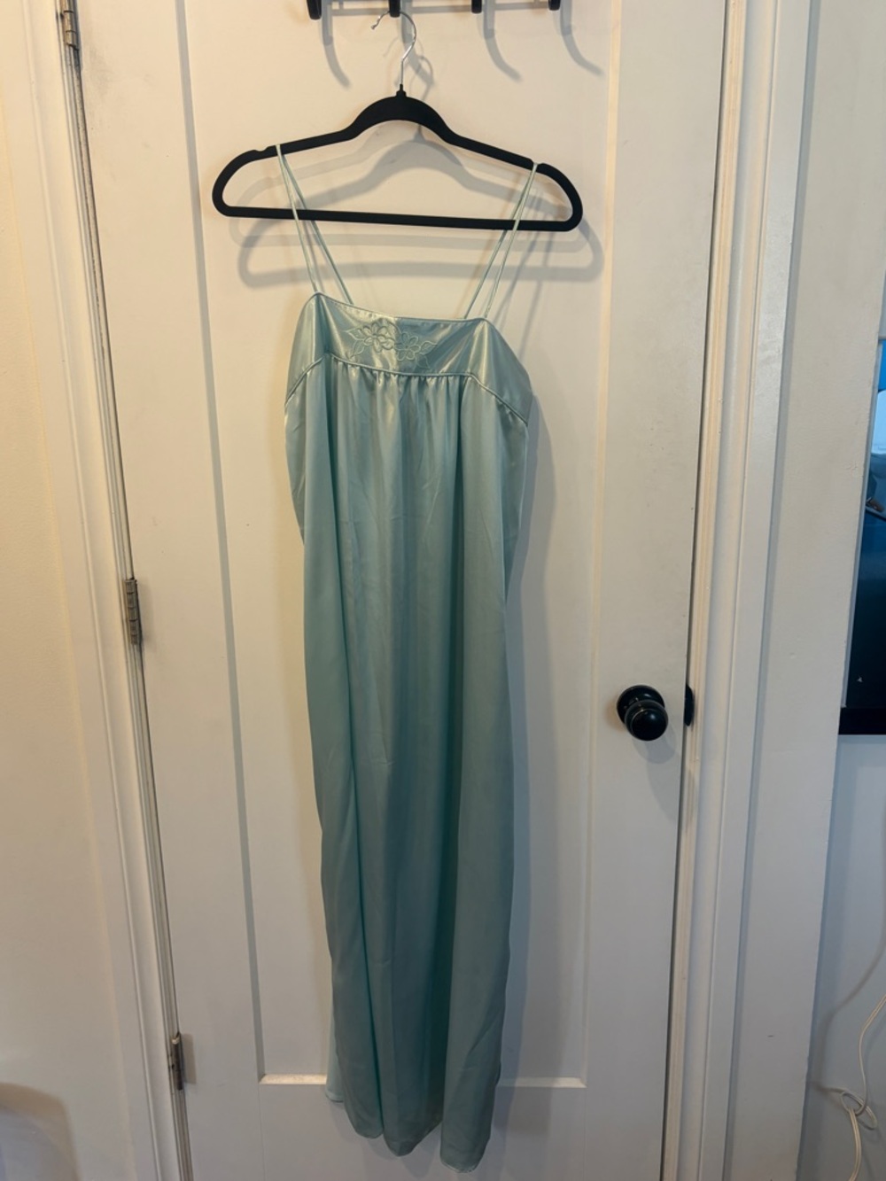 Vintage satin Women's Long Slip Nightgown